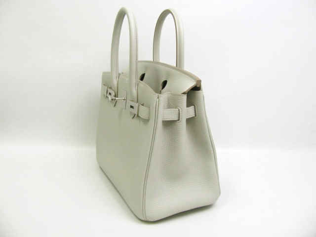 エルメス バーキン30 グレーパール